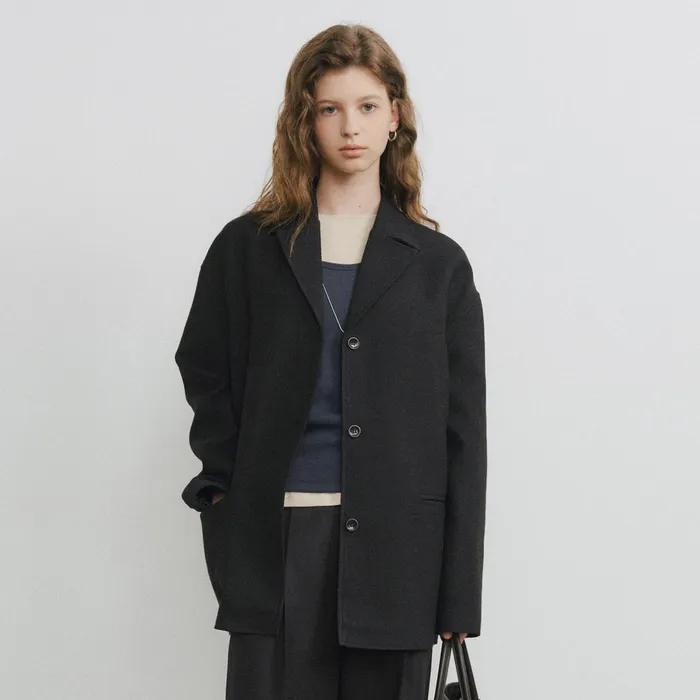 Harper textured jacket_2colors