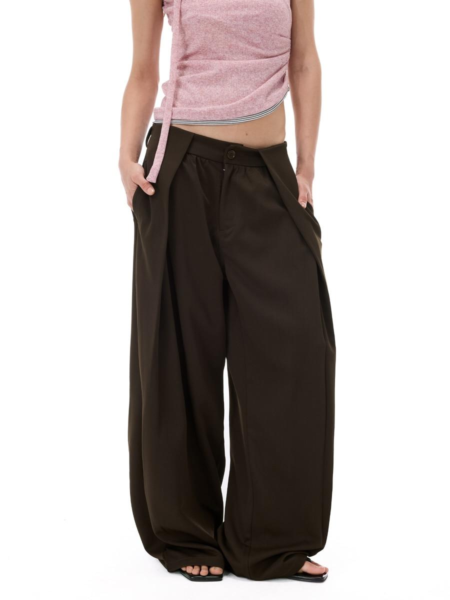 COSTUSTOOT Soft Structure Pleated Slacks