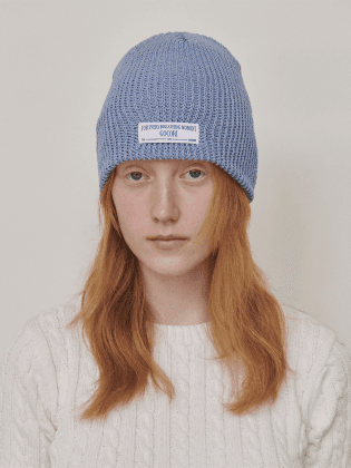 COTTON BEANIE -VINTAGE BLUE 코튼 비니