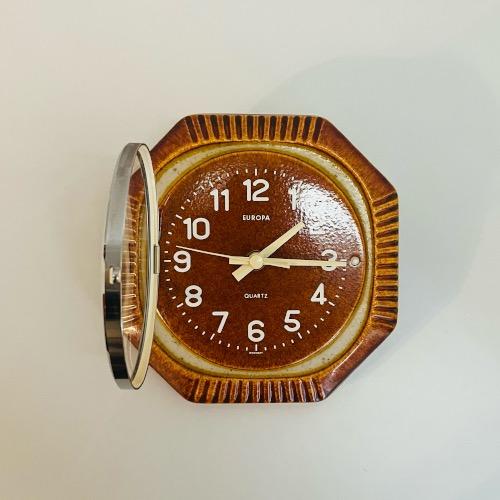 1970's europa ceramic wall clock