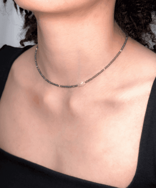 Holy Moly Necklace (Dark Gray)