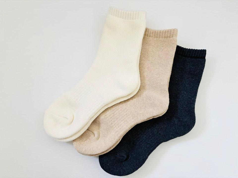 [FCS]국내산 여성 풀쿠션 이중보온 통파일 두꺼운 면양말 5켤레