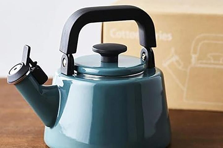 코튼 IH 인덕션 법랑 휘슬 주전자 2.1L