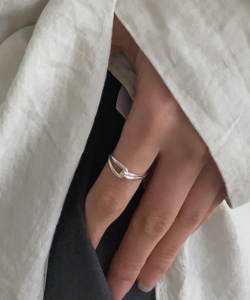 (silver925) 심플 데일리 매듭 반지