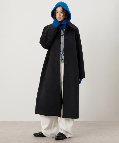 [울블렌드] 벨티드 발마칸 코트_SPJWF4VW01