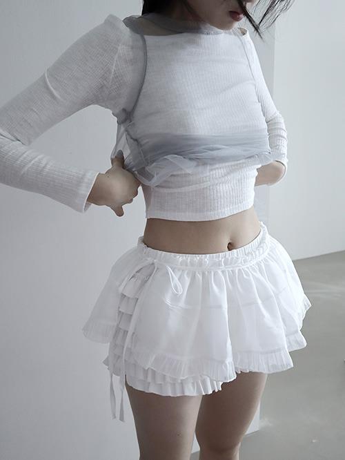 클라따 chandelier skirt