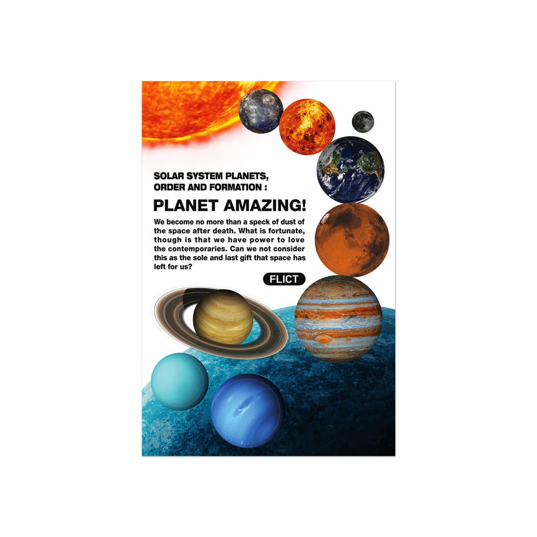 PLANET AMAZING GLOSSY STICKER