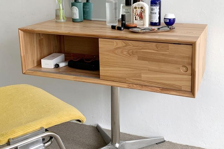 애쉬 원목 콘솔 화장대