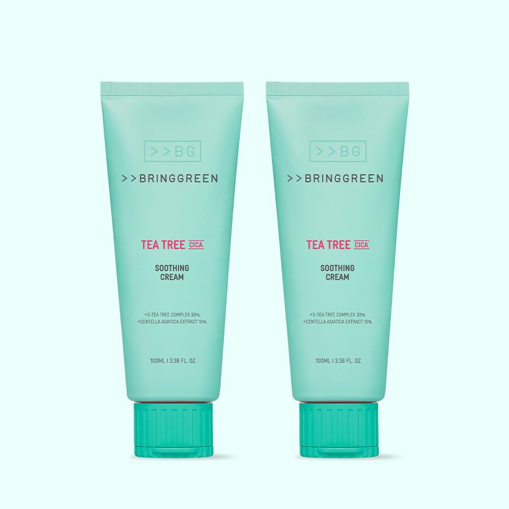 브링그린 티트리 시카 수딩 크림 플러스 더블기획 100ml+100ml