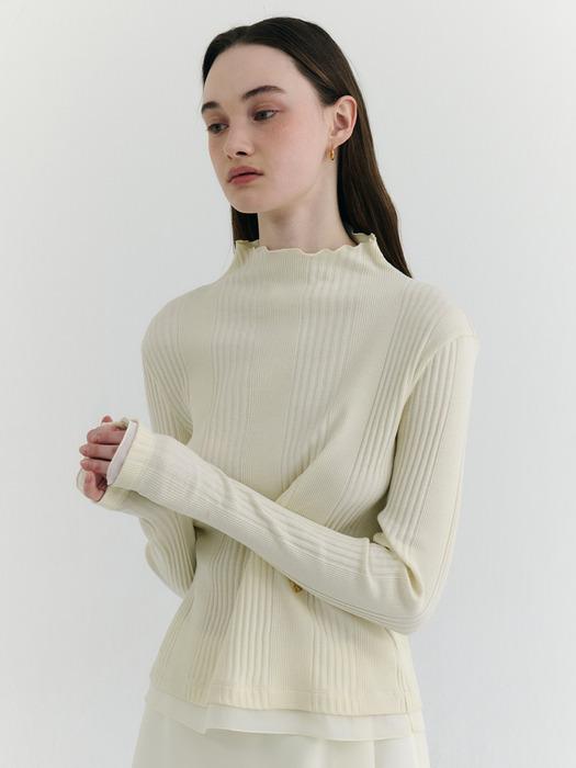Layered Ribbed Top_3color