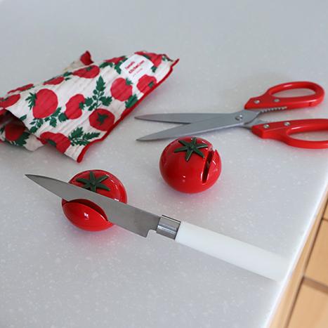 토마토 가정용 주방 칼갈이 가위갈이 과도 숫돌