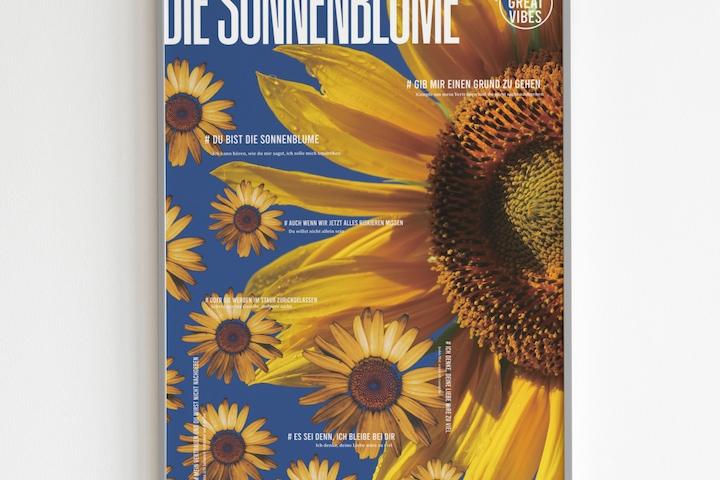 인테리어 아트 포스터 _ DIE SONNENBLUME (4size /frame 3종)
