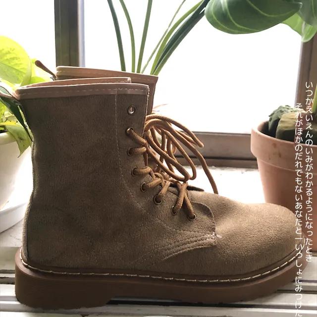 suede vintage boots 2 color