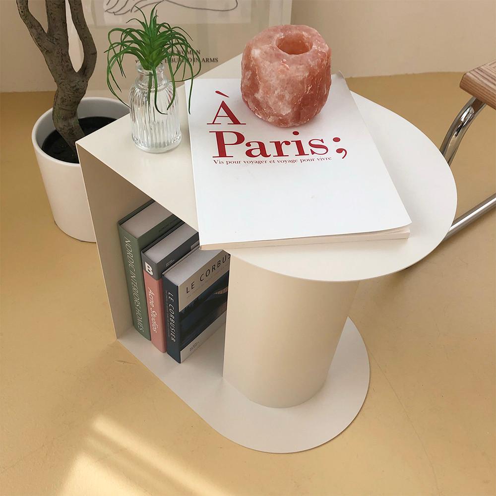 콜론테이블 반원 사이드테이블 침대 거실 소파 협탁 콘솔 카페테이블