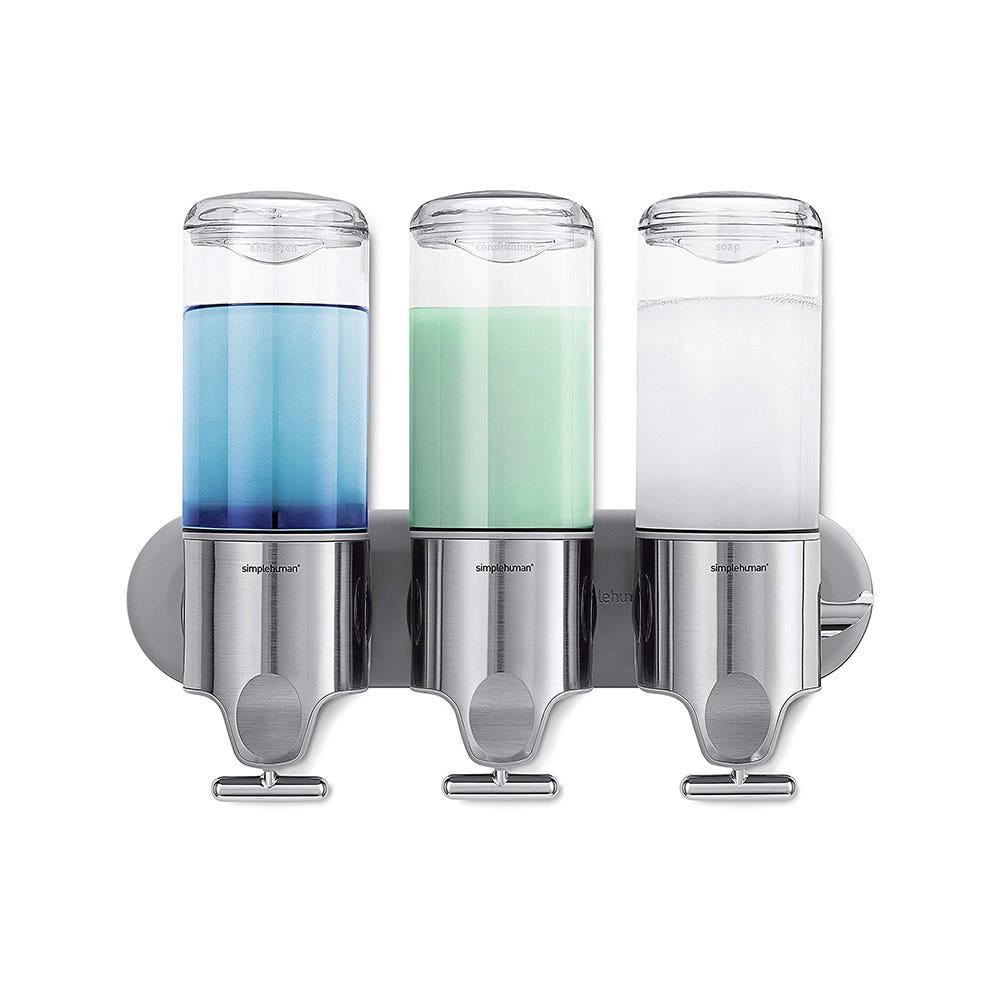 simplehuman 심플휴먼 욕실 트리플 디스펜서