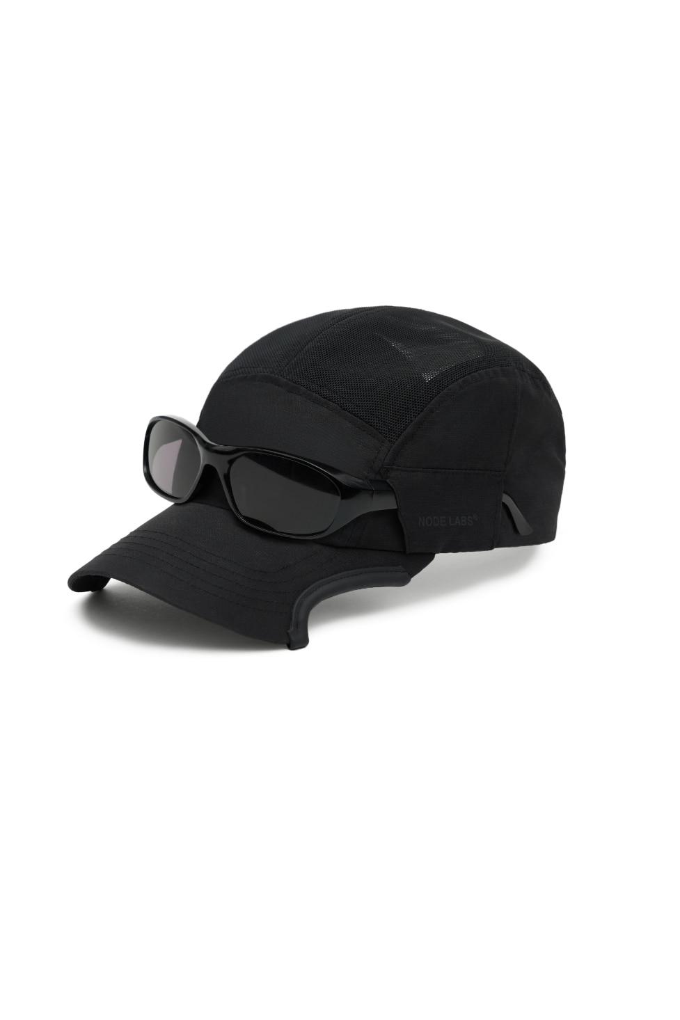 DEV:5 CAP 02 SUNGLASS DUBLE CUT MESH BALLCAP_BLACK