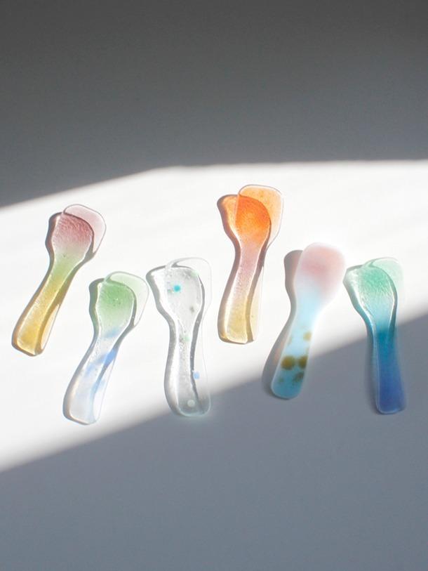 sosona glass dessert spoon