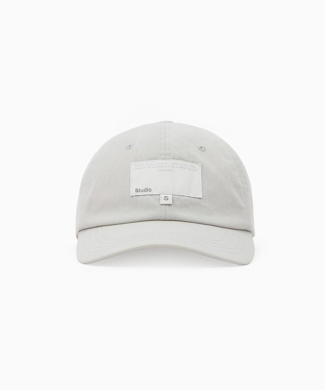 BALL CAP / S LABEL / WASHED GREY