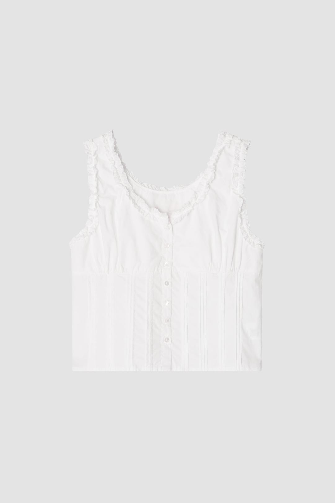 2nd) Bonita White Blouse