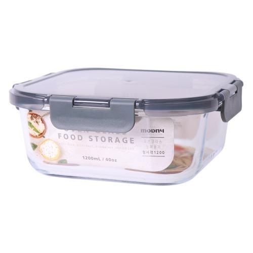 모드니 오븐글라스 정사각 1200ml