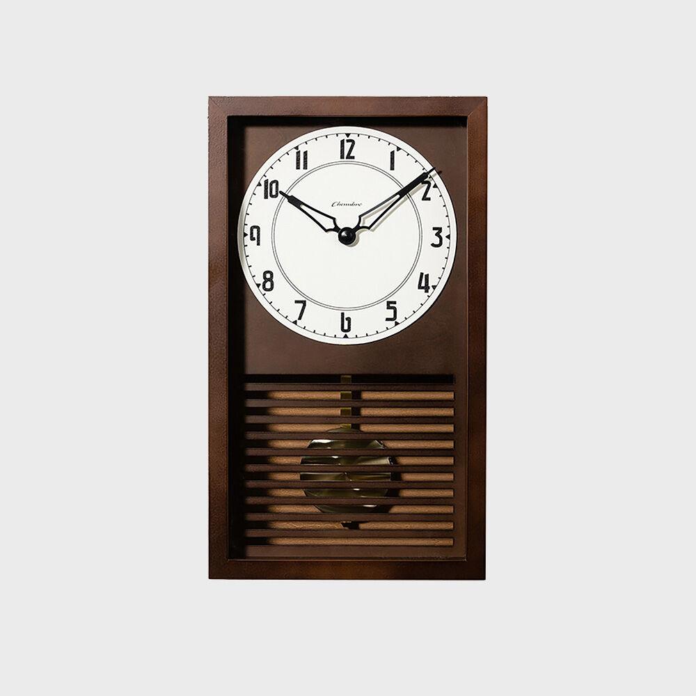 LATTICE PENDULUM CLOCK (dark brown)
