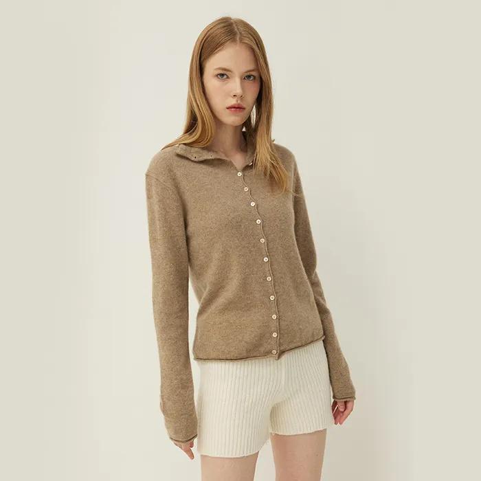 Two-way 100% Cashmere Cardigan