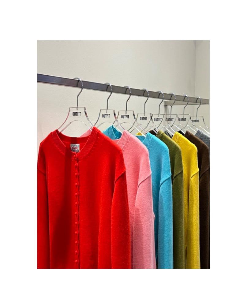 올리브당일) 아웃핏 캐시미어 콩단추 울가디건