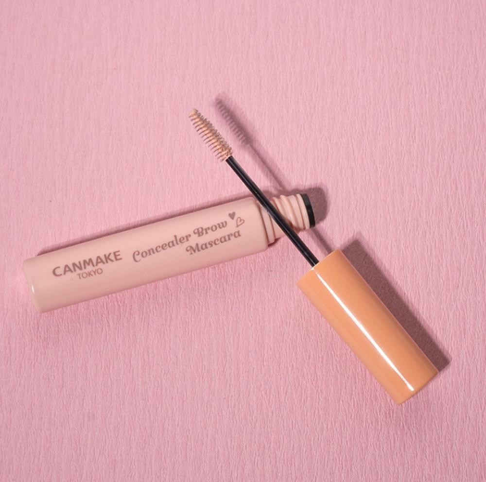 CANMAKE 캔메이크 컨실러 브로우 마스카라 핑크 베이지 4.0g 수량 한정