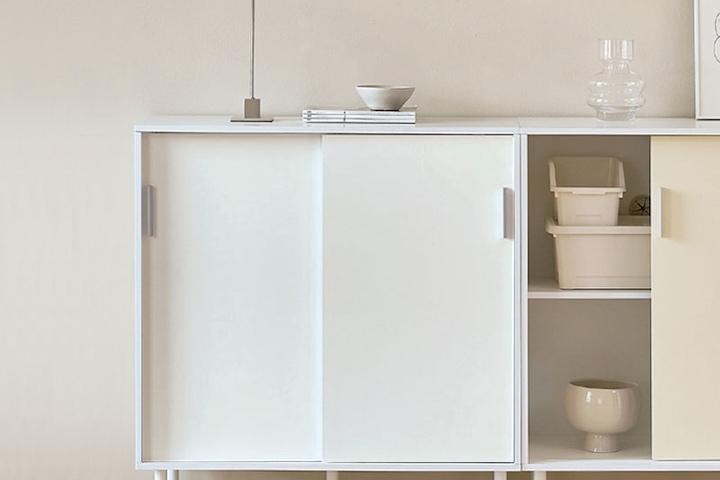 쿠폰가 81,515원 사은품증정! 리브 E0등급 슬라이딩 수납장 900 일반형