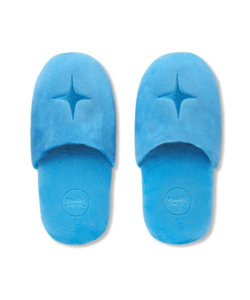 [Velboa Collection] Washable Home Office Shoes - Water Blue