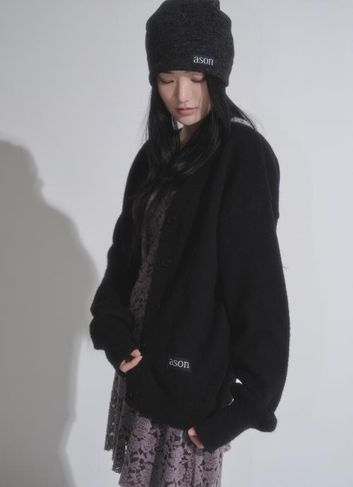 HAPPER CARDIGAN / BLACK