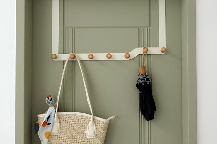 업그레이드 긴 도어 행거 문 옷걸이 후크 모자 거치대 문에 거는 모자걸이