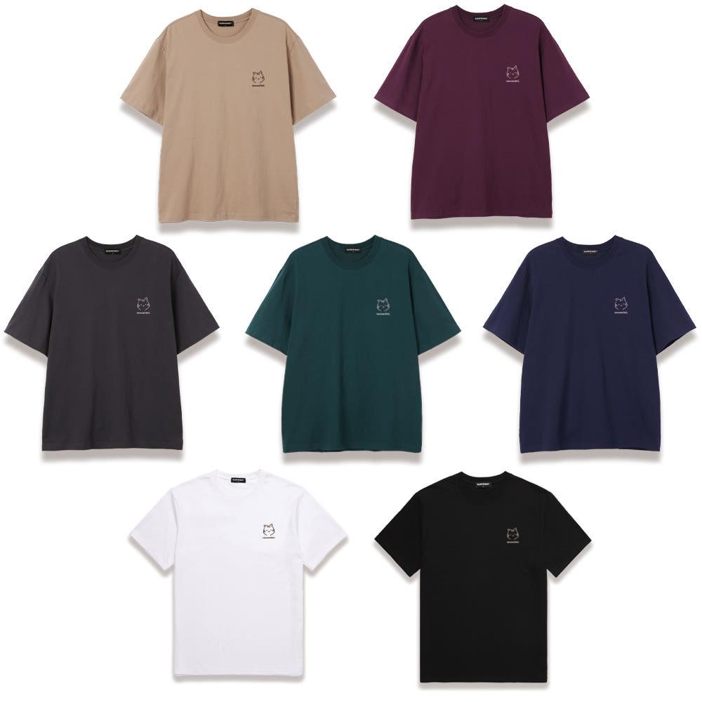 야옹이 오버핏 반팔 티셔츠 (VNDTS214) 7컬러