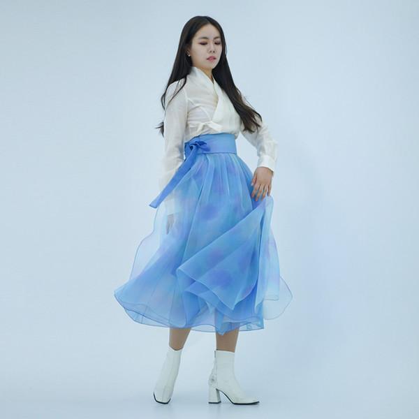 [skirt] 오로라 _ 겨울왕국 허리치마 K랩스커트