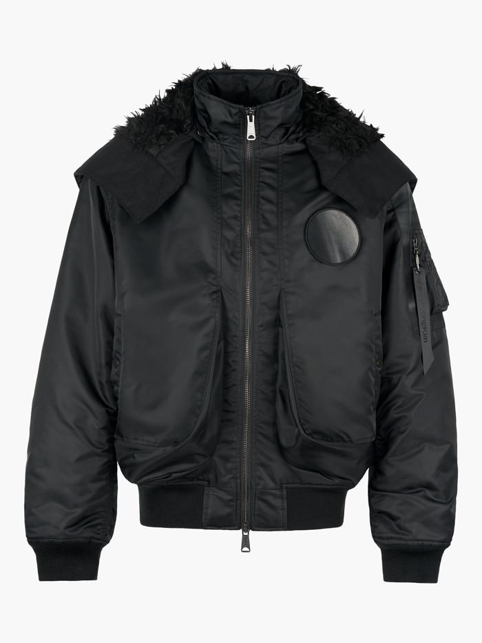 Sun-Bleached Flight Jacket - Black