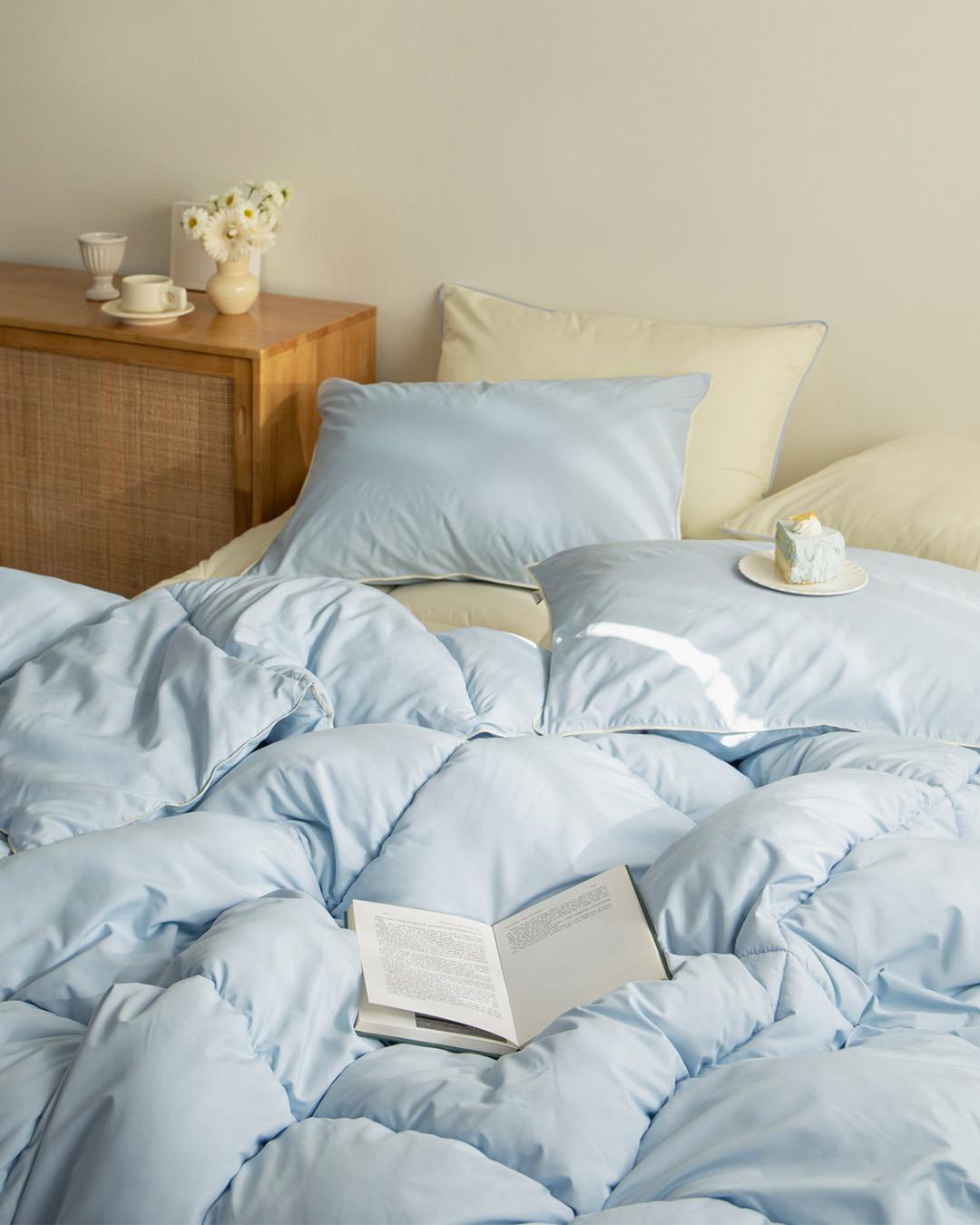 [1+1] 메이슨 안티알러지 고밀도 차렵이불 2color (SS/K) (단품)