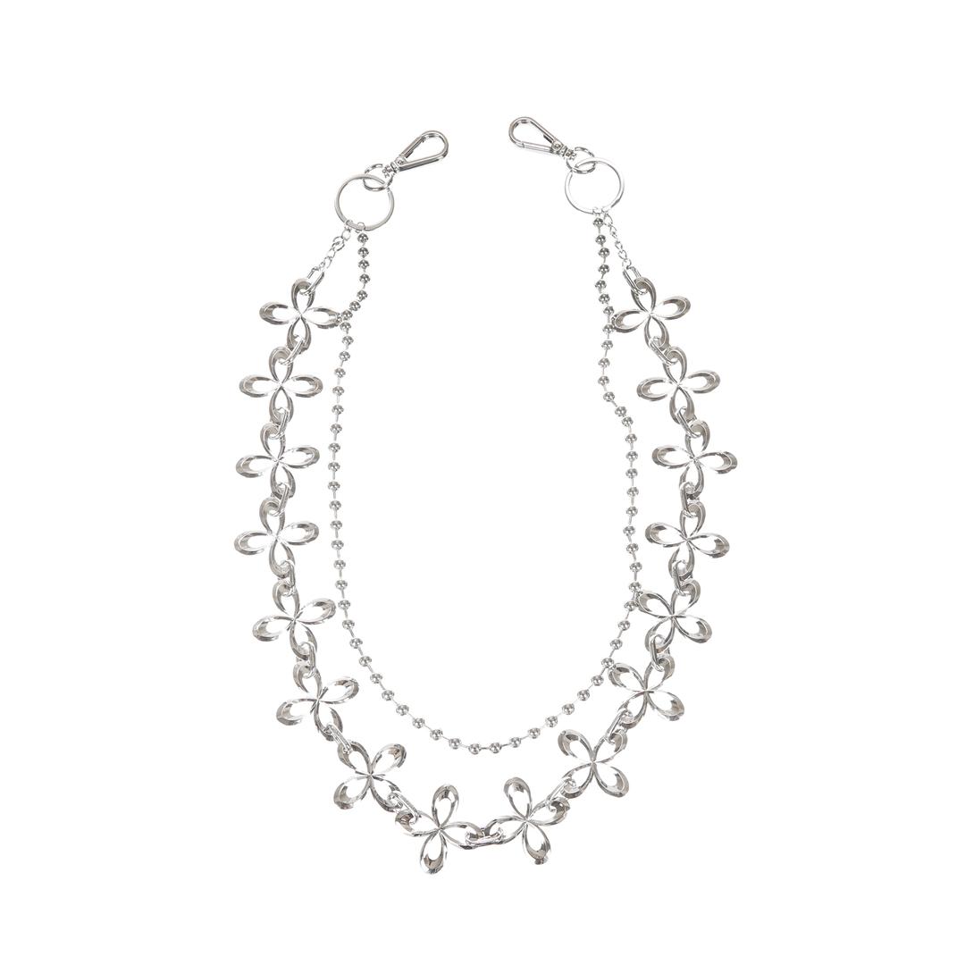 小物 surgery clover logo full chain 'silver' 써저리 surgery clover logo full chain 'silver' - 위시버킷