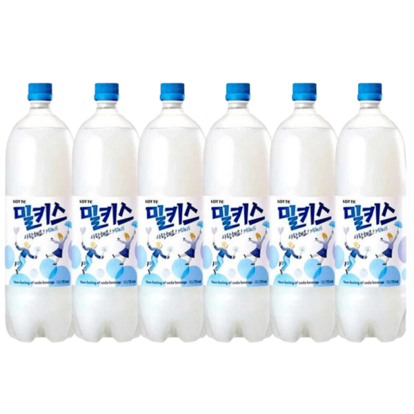 밀키스 1.5L 6개 탄산 음료수
