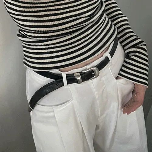 [문의 많았던] 느웬 데일리 벨트 (가죽벨트/레더벨트/비건레더)