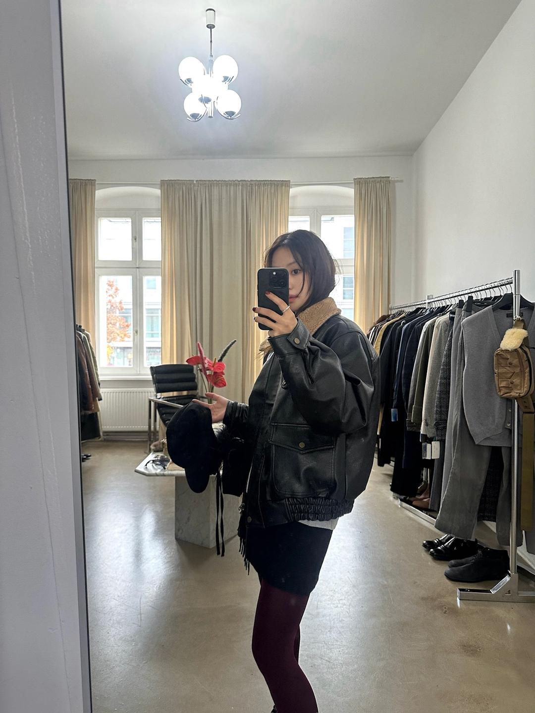 아키텍트 WASHING LEATHER FUR JACKET (2COLOR)