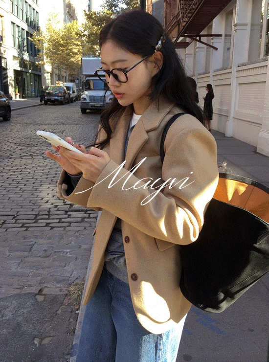 [윈터비❄️/Mayvi/베스트재입고] Madison 울 클래식 자켓 (2 color), 울 50%