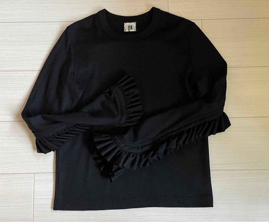 noir kei ninomiya 黒 フリル トップス