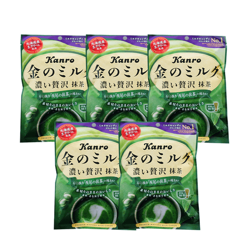 칸로 금의 밀크 녹차 사탕 70g (5개 묶음) 킨노 밀크 진한 말차 캔디 국내배송, 70g, 5개 - 일반하드캔디 | 쿠팡