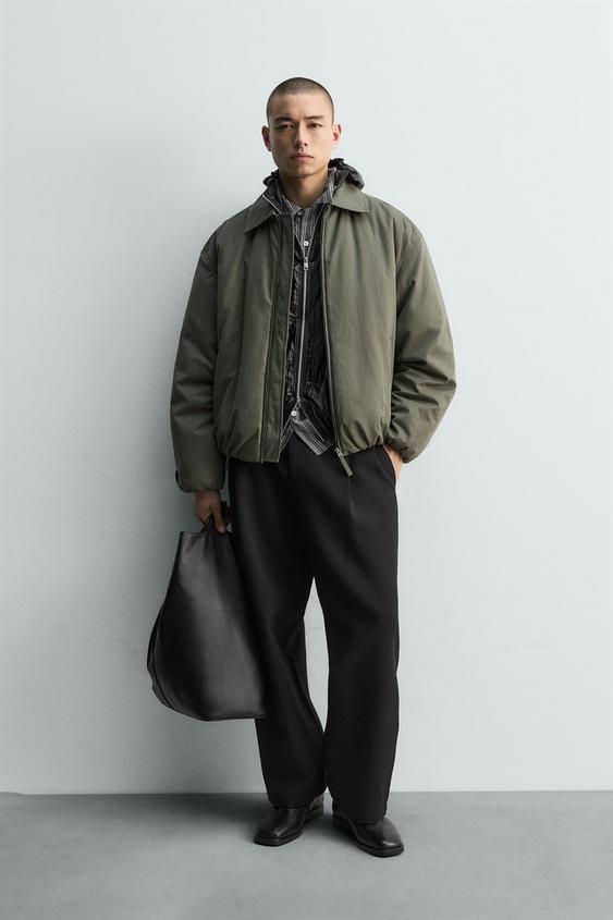 박시 핏 스트럭처 점퍼