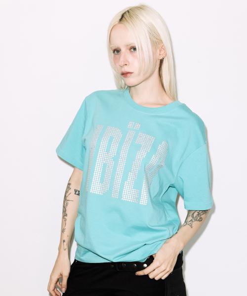 이비자 라인스톤 티 (MINT) F26QB401