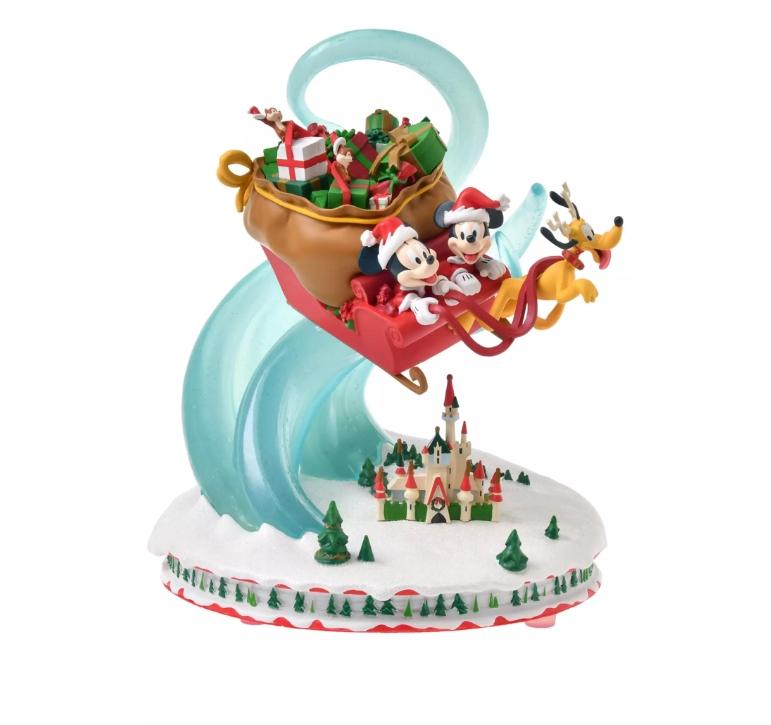 일본 디즈니 스토어 크리스마스 라이트업 뮤직 장식