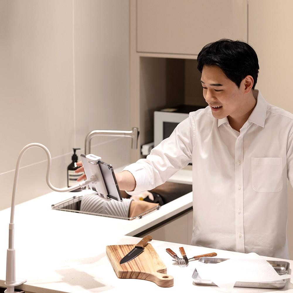 지바 침대핸드폰거치대 누워서 자바라 85cm