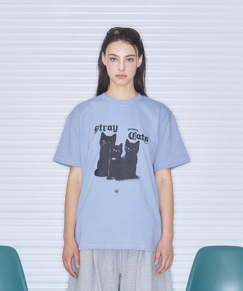 STRAY CATS T-SHIRTS Blue