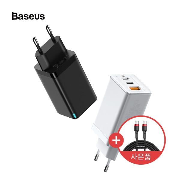 [사은품]베이스어스 Baseus GaN2Pro 65W 고속 충전기 멀티포트 PD충전 한국형플러그