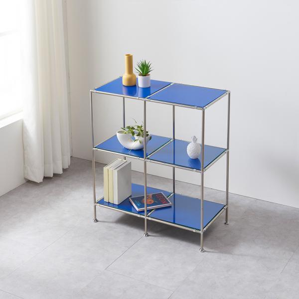 미드센츄리 모듈 로디얼 3단 선반 수납 장식장 800